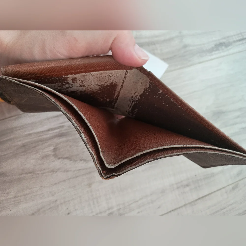 Louis Vuitton Brown Monogram Canvas Bi-Fold Wallet